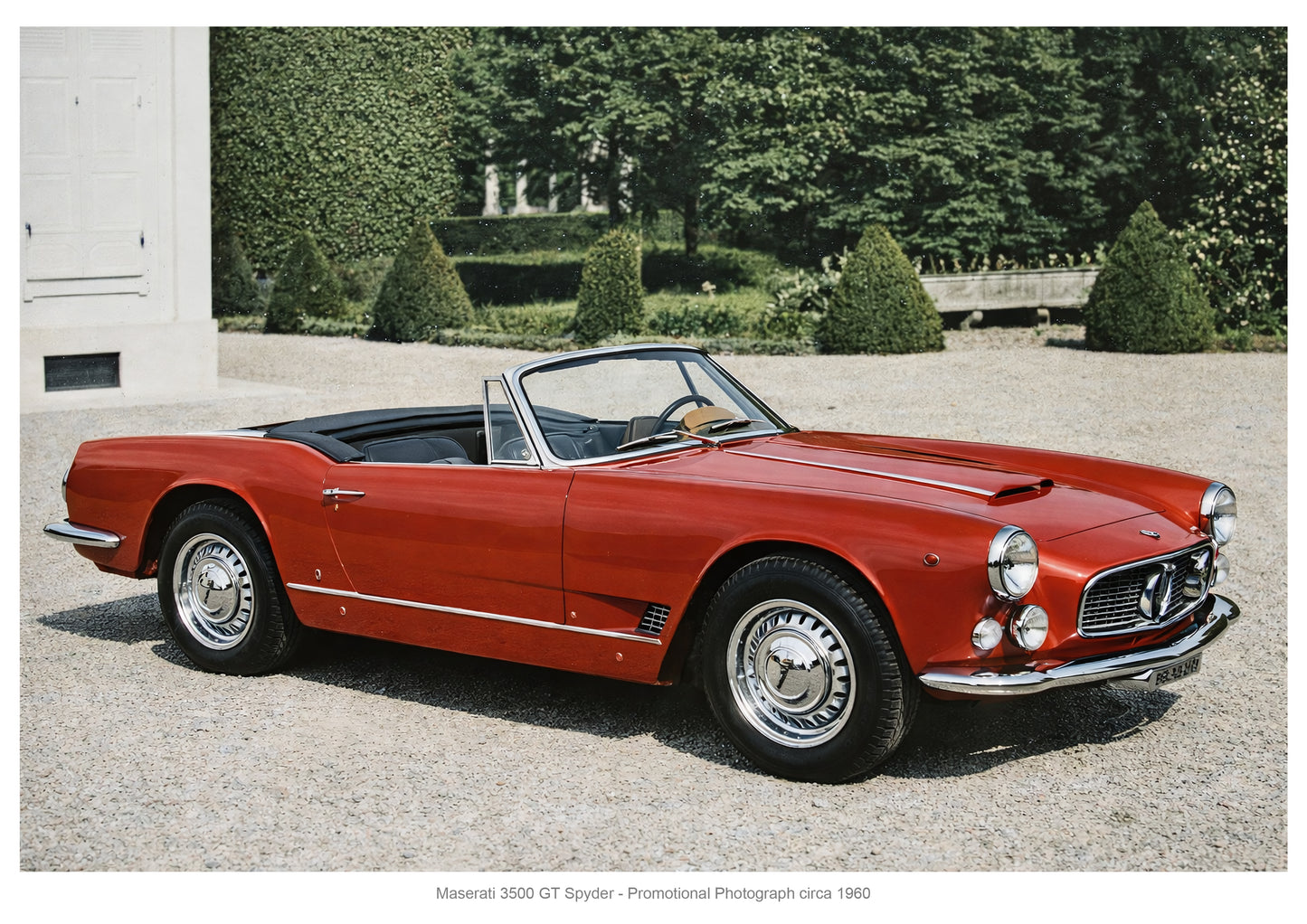 Maserati 3500 GT Spyder - Promotional Photograph circa 1960