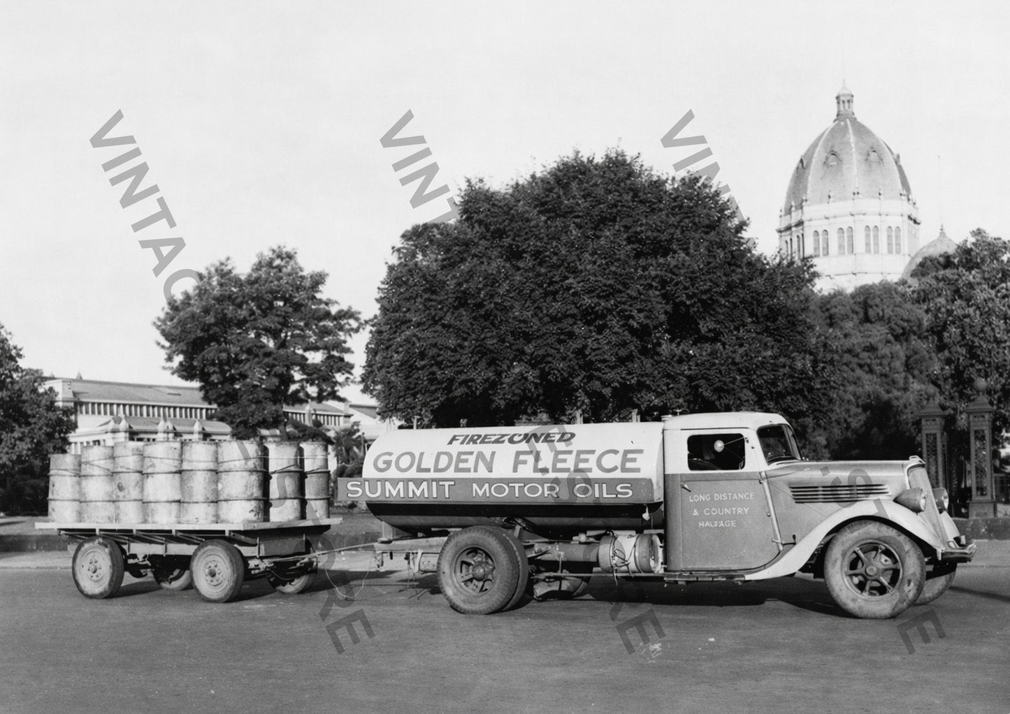 Chevrolet Golden Fleece Motor Oil Tanker, c.1936