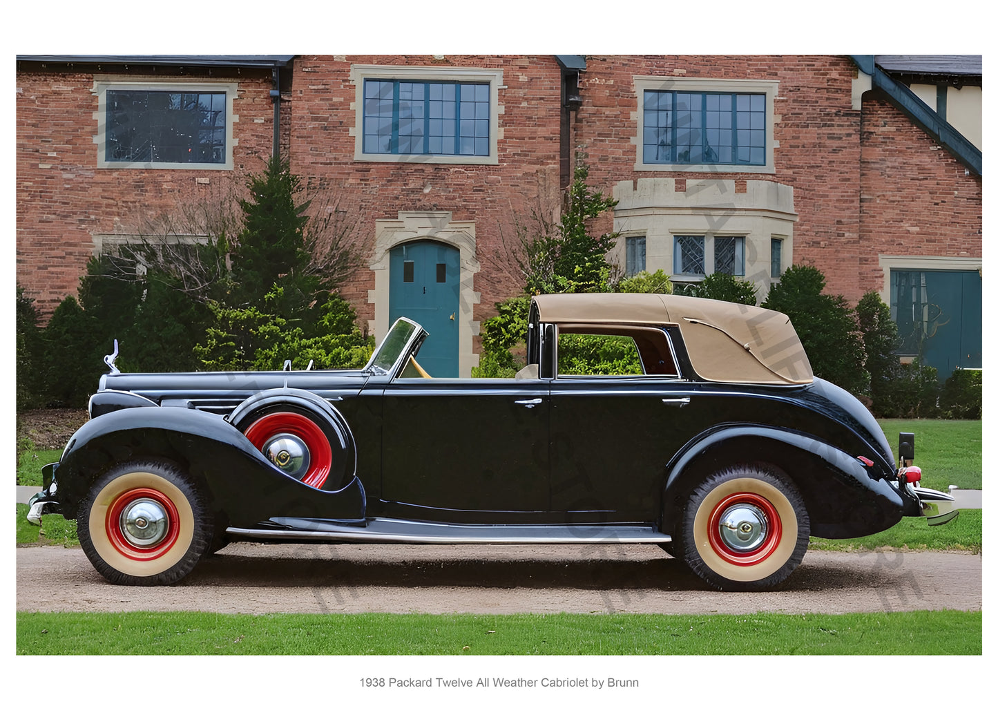 Packard Twelve 1938 All Weather Cabriolet by Brunn