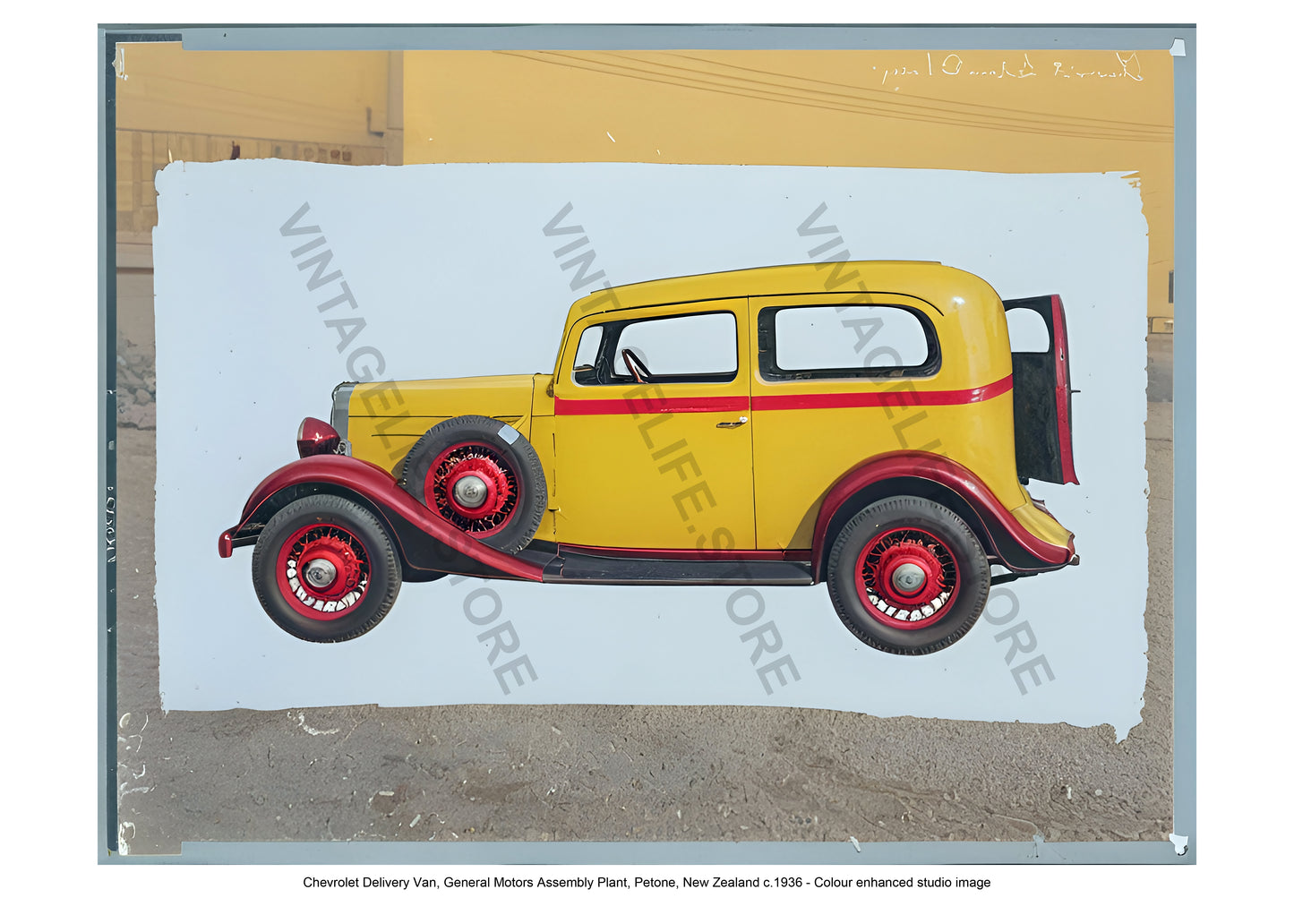Chevrolet Delivery Van, Petone General Motors Assembly Plant, New Zealand, c.1936