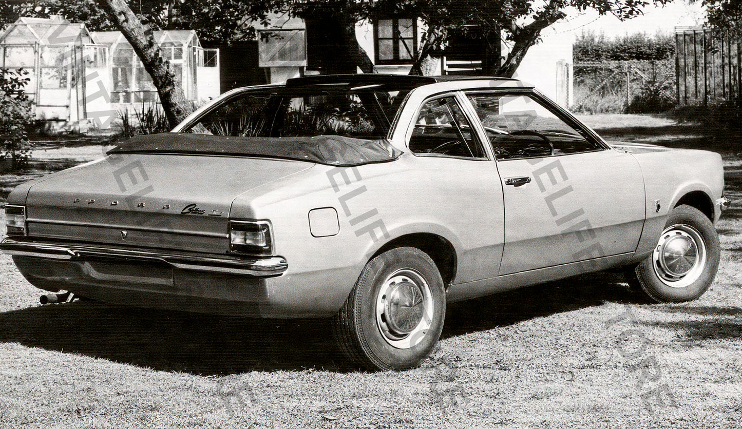 Ford Cortina L Mark 3 with Crayford Convertible Conversion 1971 - Press photograph