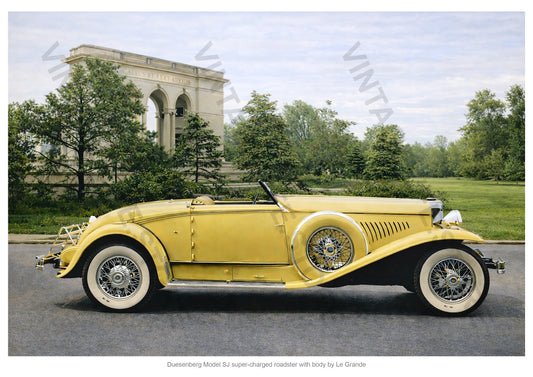 Duesenberg Model SJ super-charged roadster with body by Le Grande