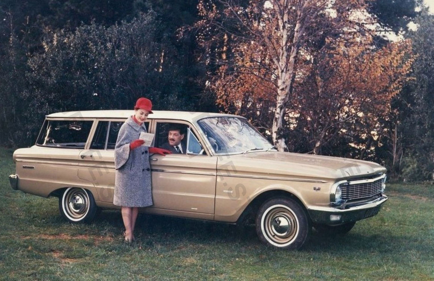 FORD FALCON STATION WAGON XP Model 1965 Press Photograph