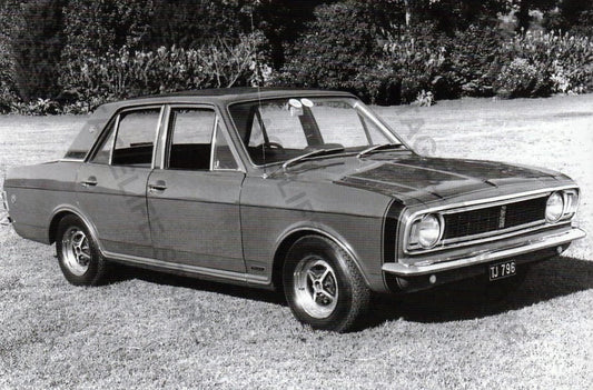 Ford Cortina Mk2 Perana V6, 1968 — South African Press Photograph