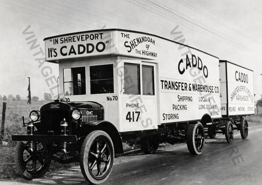GMC Caddo Transfer & Warehouse Truck, Shreveport, Louisiana, c.1910