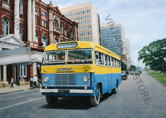 Hindustan Passenger Bus, India, 1980