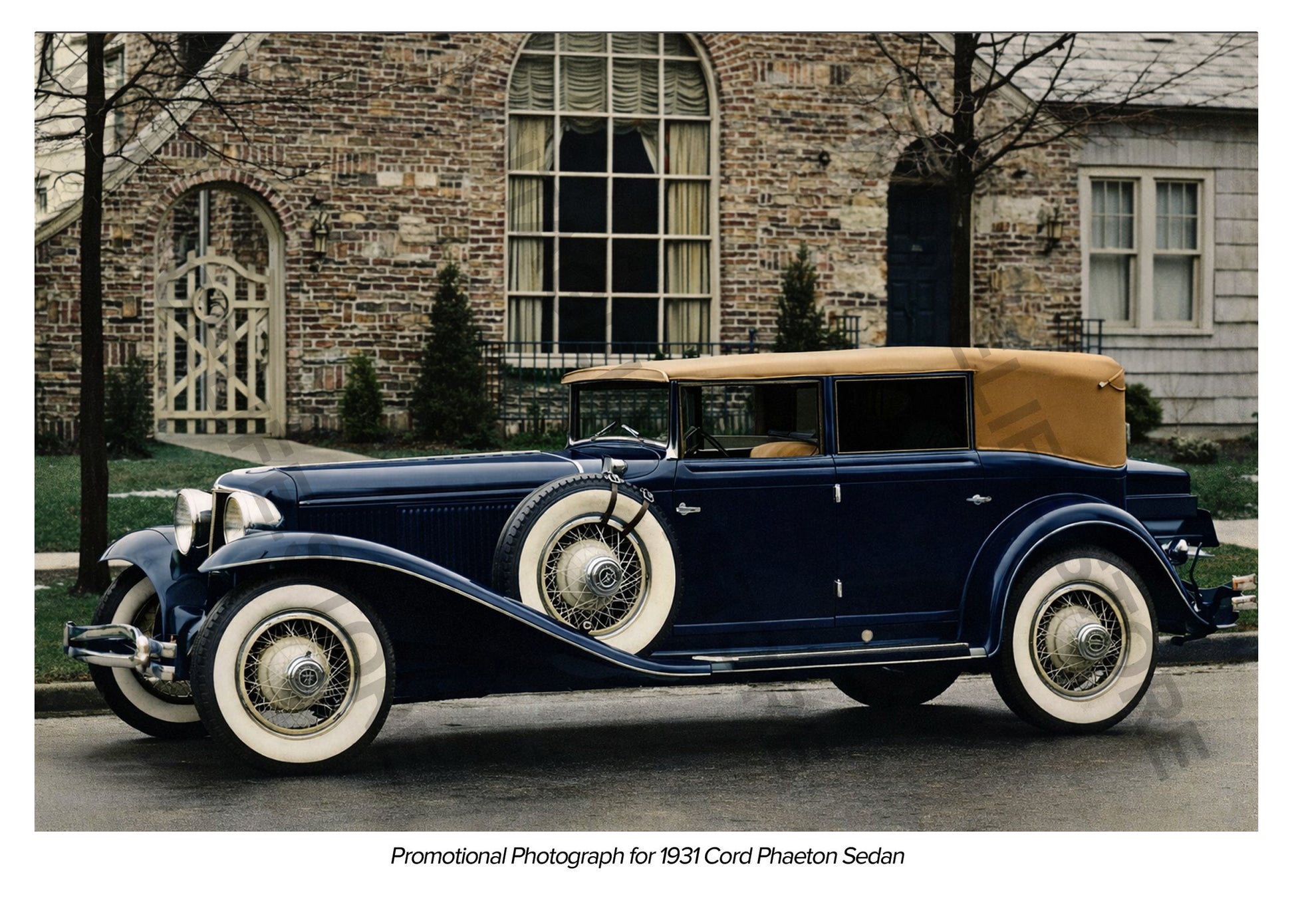 1931 Cord Phaeton Sedan - Promotional Photograph