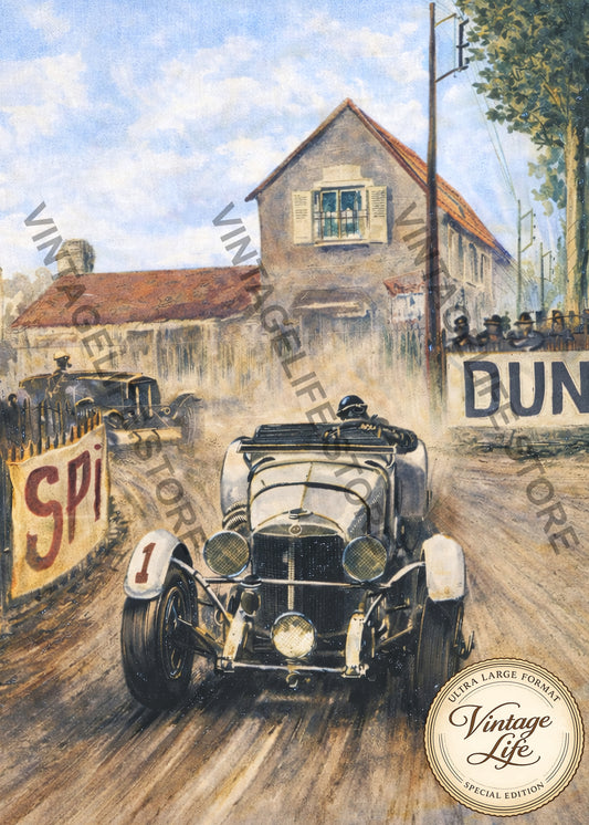 Mercedes-Benz SSK driven by Boris Ivanowski, French Grand Prix d’Endurance, 1931